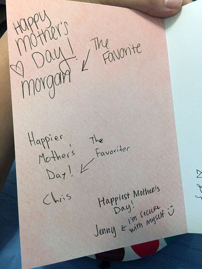 Always Be The Last One To Sign The Mother's Day Card