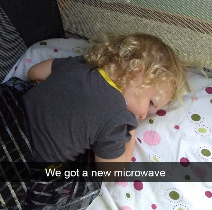 We Got A New Microwave
