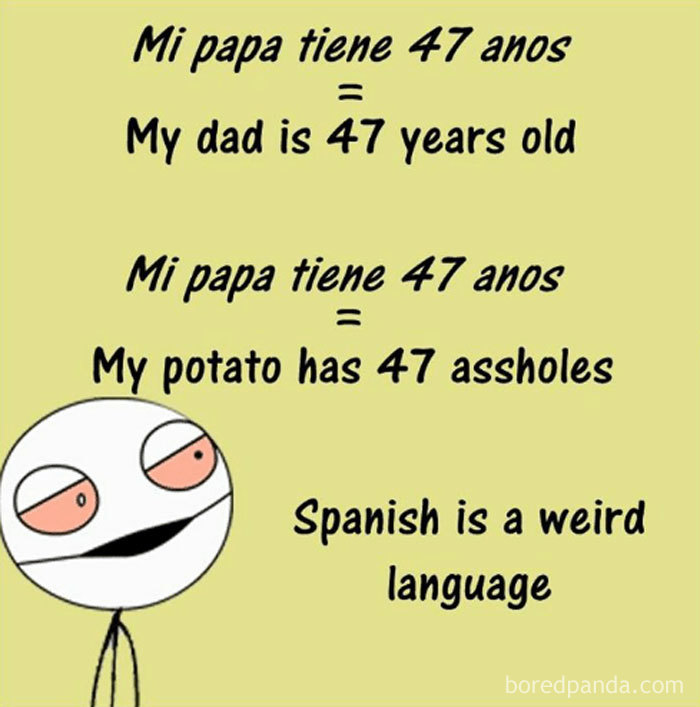30 Funniest Memes About Spanish Language | Bored Panda