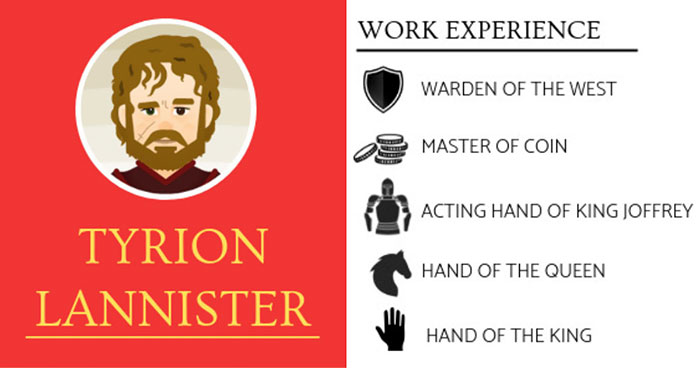 I Work In The Recruitment Industry, So I Imagined The Resumes Of Game Of Thrones Characters (10 Pics)