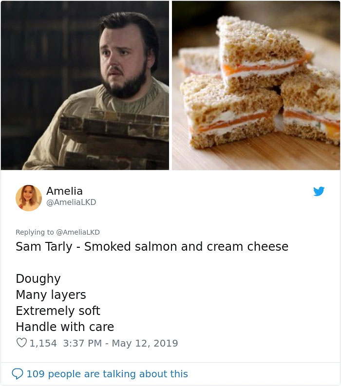 Someone Reimagines The 'Game Of Thrones' Men As Sandwiches And They're Accurate