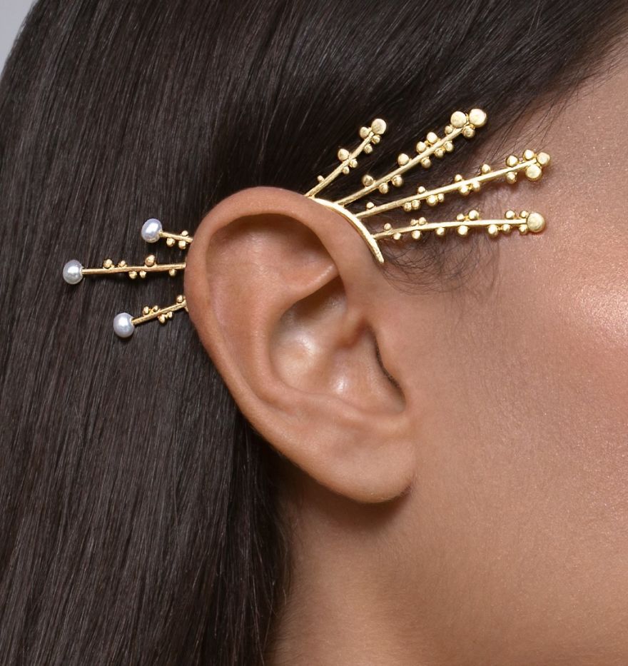 How I Designed And Made A Berries Ear Cuff