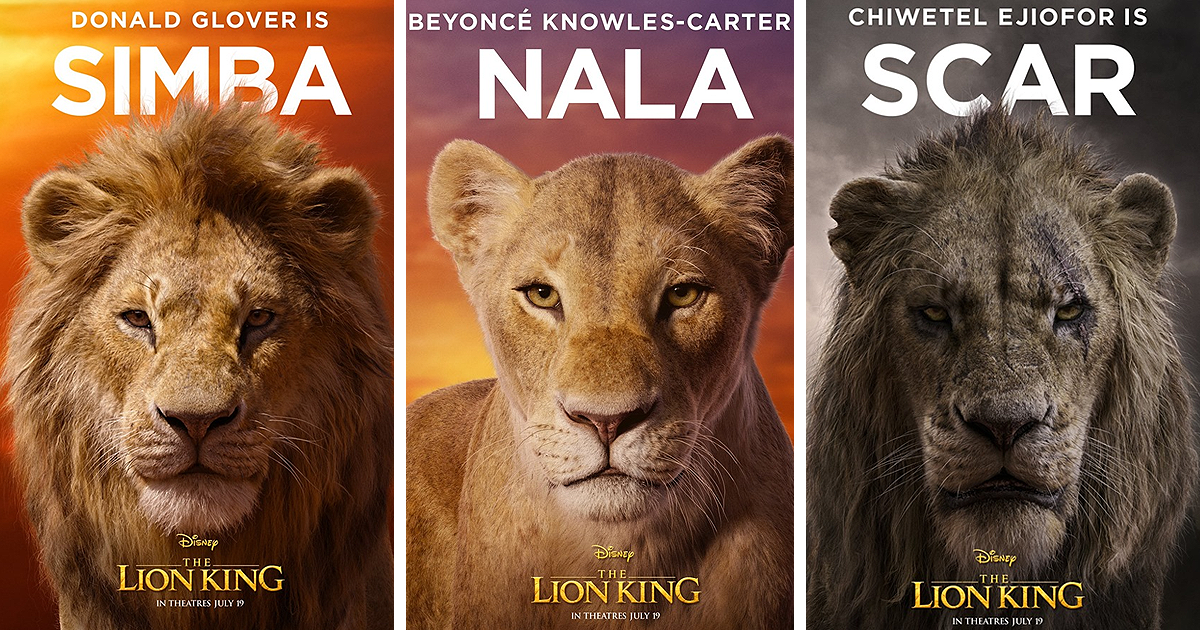 Disney Reveals Posters For 11 Main Characters In The New Lion King Movie |  Bored Panda