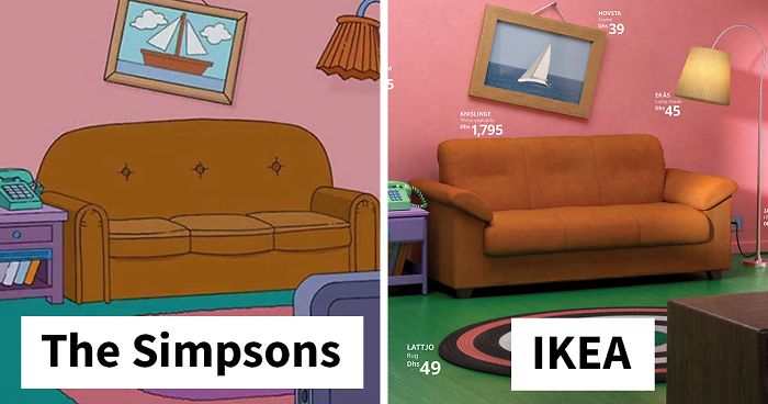 Ikea Recreates The Famous Living Rooms From The Simpsons Friends