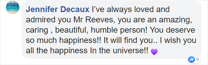 Keanu Reeves Admits He’s A Lonely Guy (Update: Rep Disproves This As Fake)