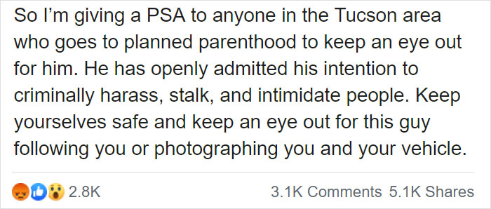 Guy Takes Pictures Of Car License Plates Outside Planned Parenthood To Later ‘Educate’ Women At Their Homes
