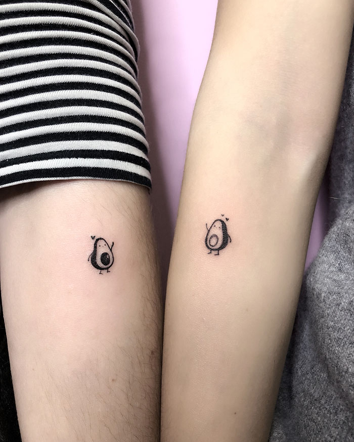 30 Matching Tattoos That Are As Clever As They Are Creative