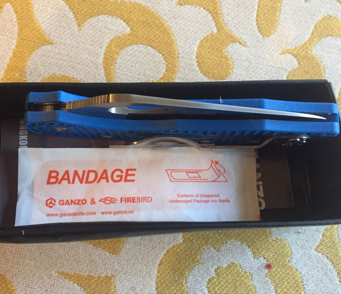 My Knife Came With A Bandage