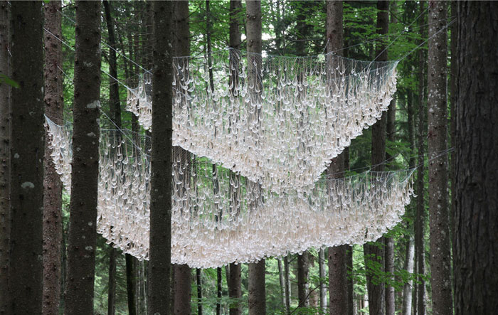 Rainwater ‘Chandelier’ Installation Can Collect Up To 800 Pounds Of Water