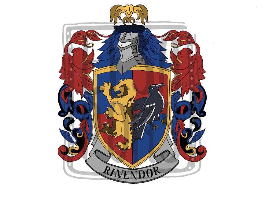 I, A Livelong Potterhead, Designed These Hybrid Coats Of Arms Of The Houses. Check Them Out!