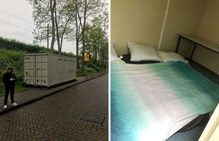Man Arrives In Amsterdam Only To Find Out His Airbnb Is Actually A Shipping Container