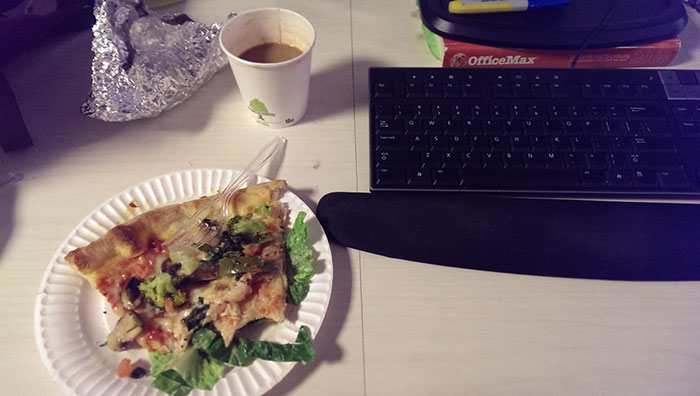 If Pizza Sits On Top Of A Bed Of Wilted Lettuce, It’s Pretty Much A Salad