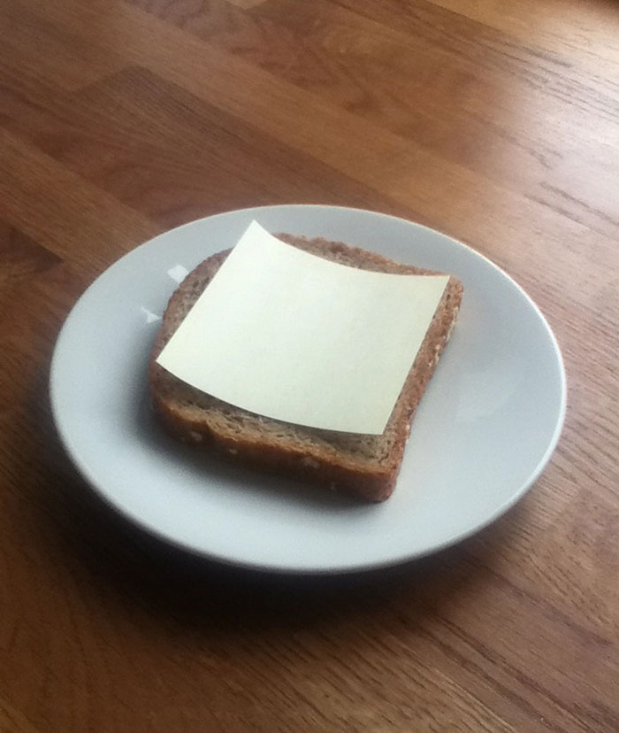 Office Gastronomy, 2013 - Slice Of Bread, Post-It