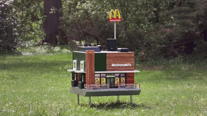 McDonalds Opens A Tiny Restaurant For Bees