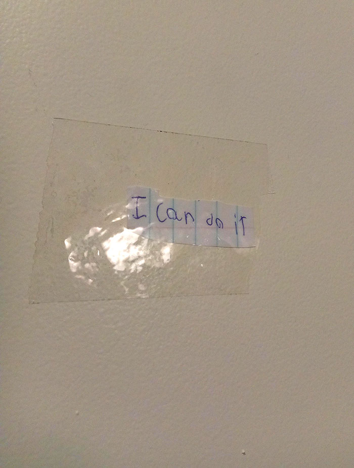 Found This Taped To The Inside Of My Son’s Bedroom Door