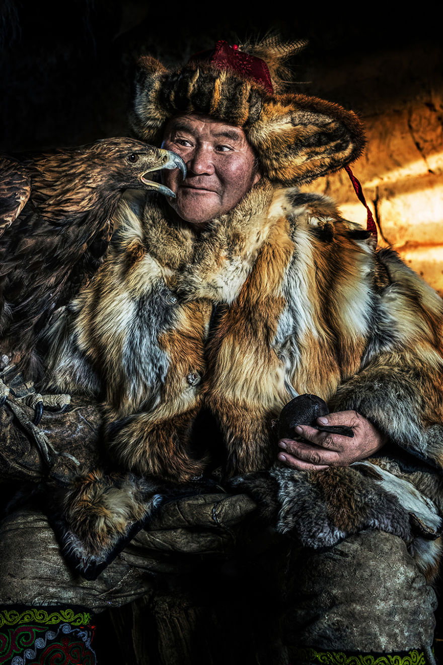 Mongolian Kazakh Man; Targyn, Bayan-Ölgii, Western Mongolia