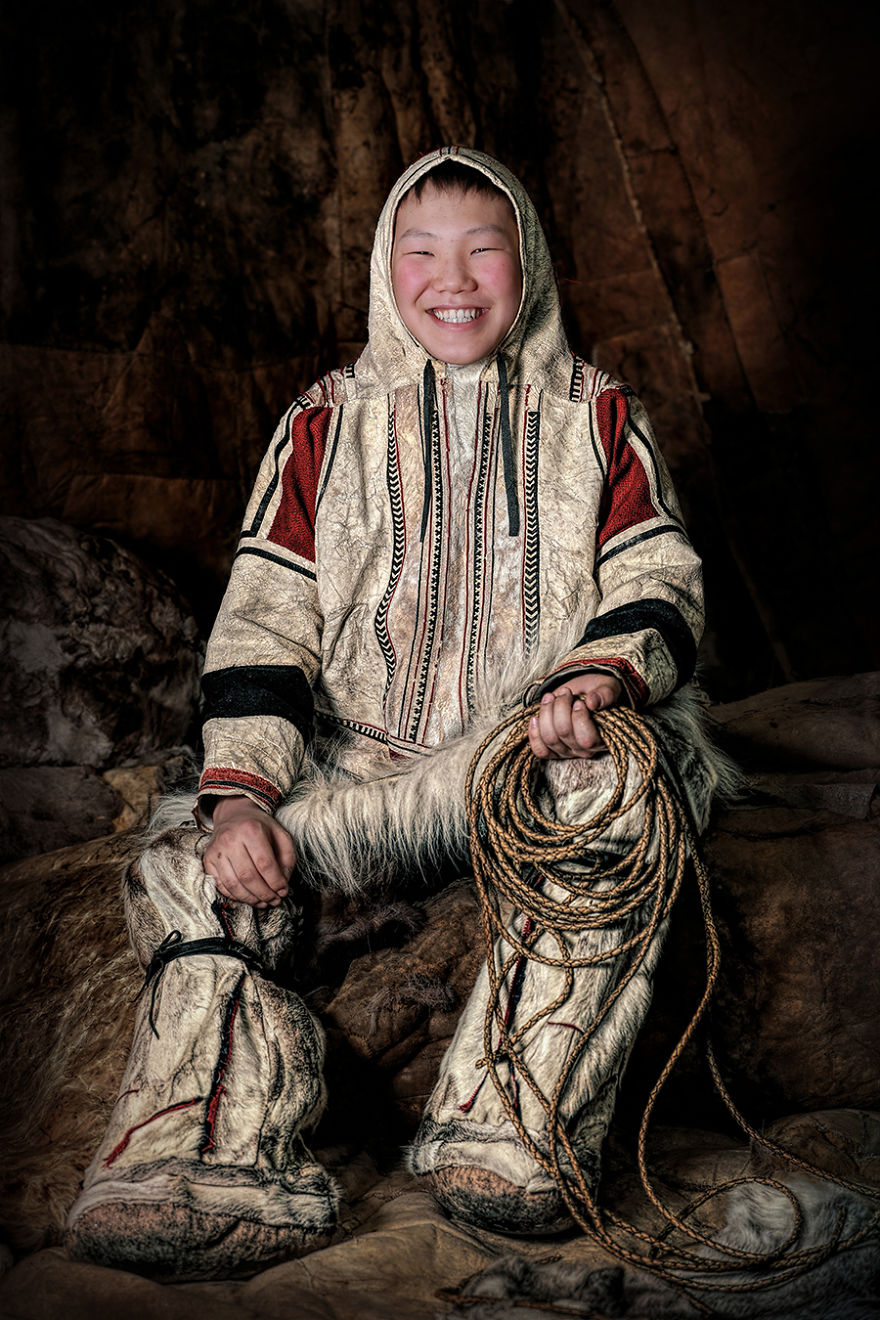 Nganasan Boy; Dudinka, Taimyr Peninsula, Arctic Siberia