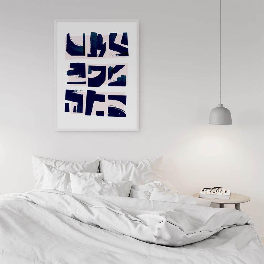 I Made This Abstract Art Print For My New Online Shop, And I've Named It 'Fractured'