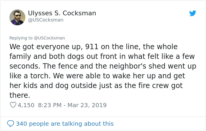 Man Shares A Heartwarming Story About How His Dog Saved His House From Burning Down