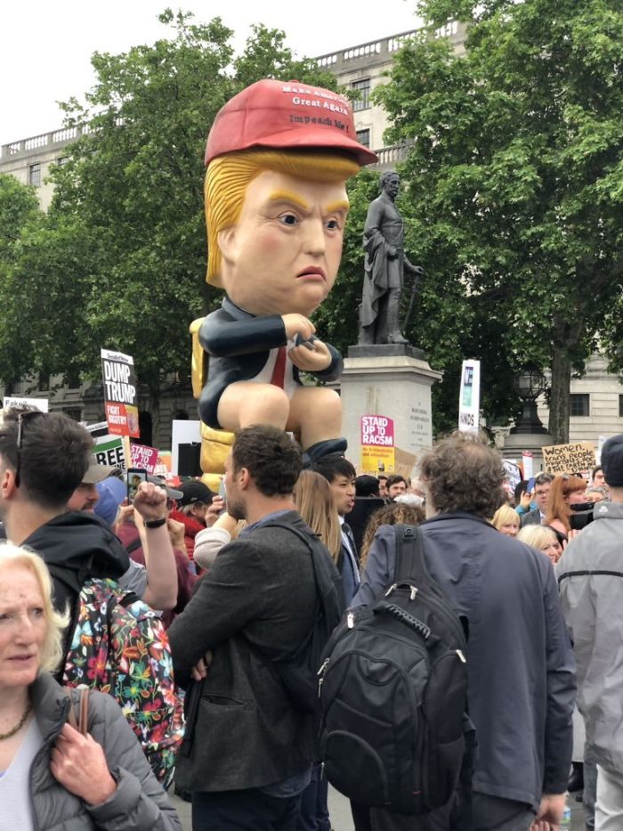 The Funniest Protests From Trump’s Visits To The UK