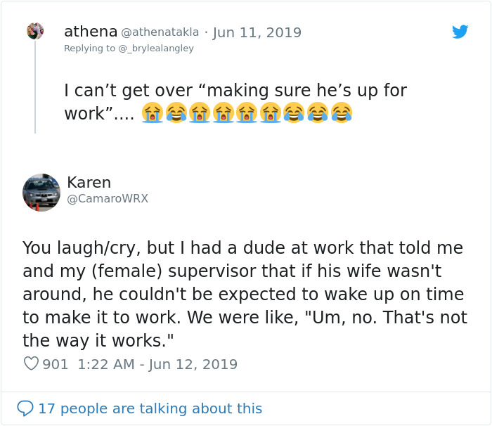 Woman Says She Was Raised To Take Care Of Her Husband, Gets Roasted With 14 Responses