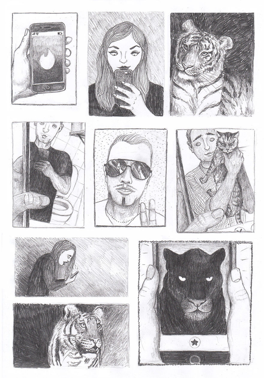 I Was Drawing A Mysterious Tiger Comics To Get My Life Back On Track After A Hard Breakup