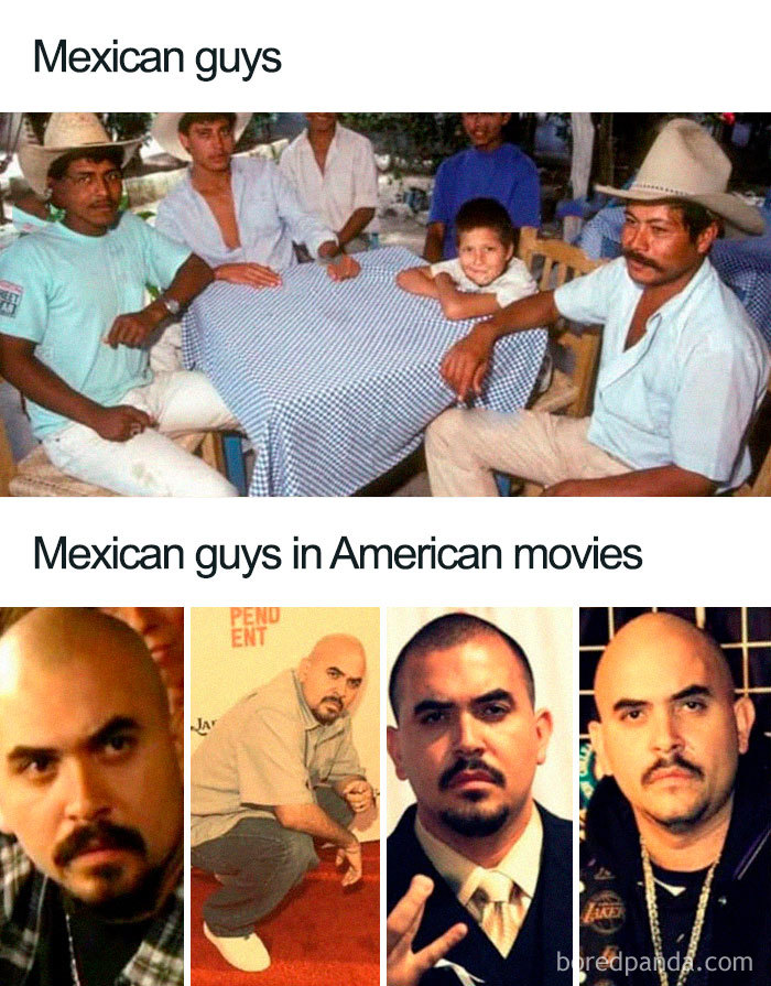 Mexican Guys In Reality vs. In Movies