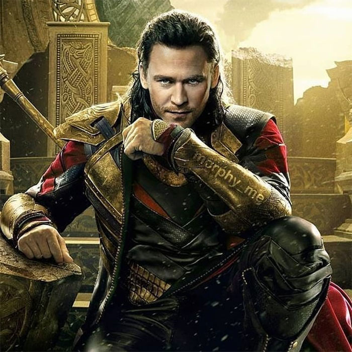 Chris Hemsworth (Thor) And Tom Hiddleston (Loki)