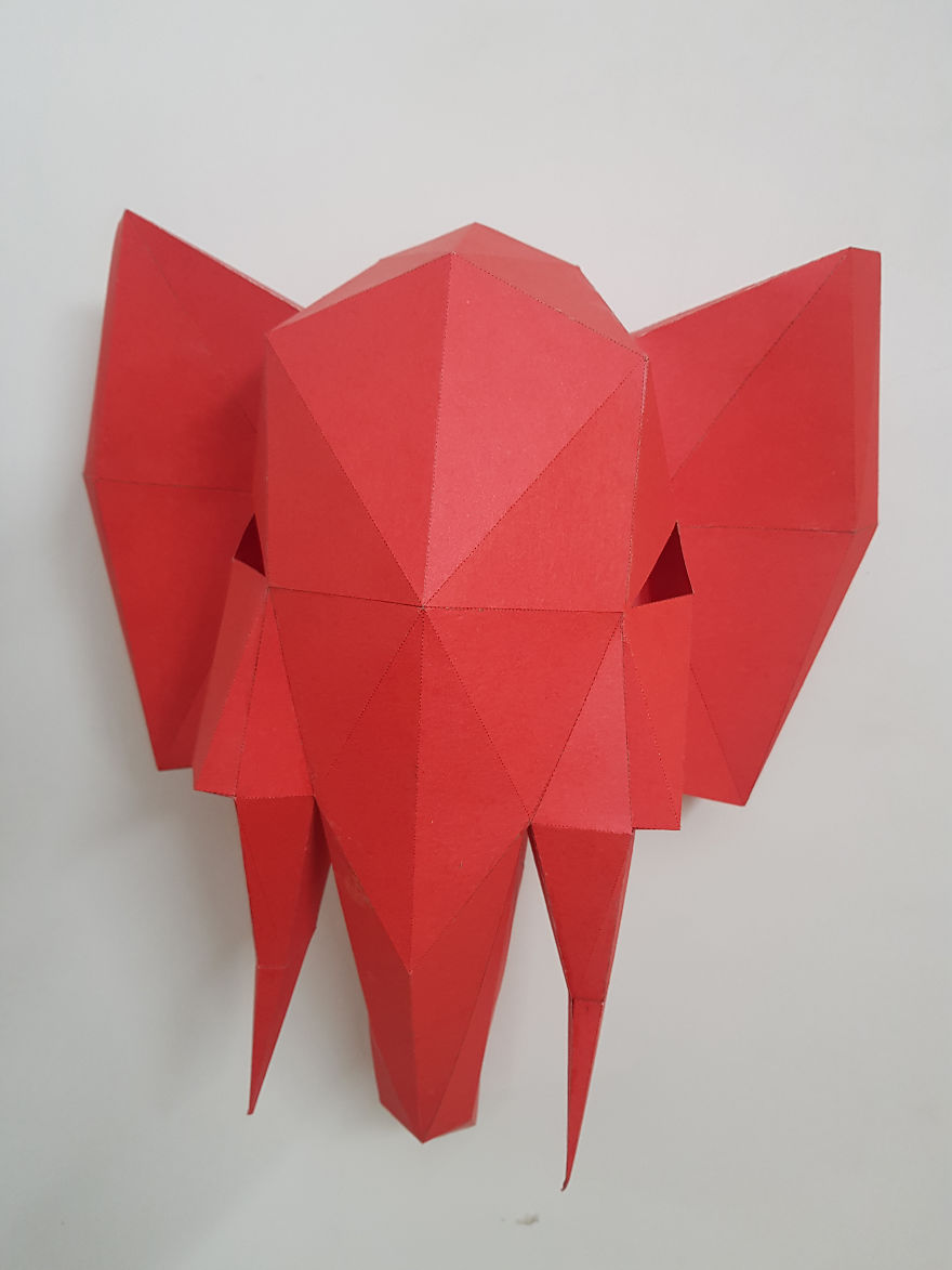 Easy To Make DIY Paper Craft 3D Paper Sculpture