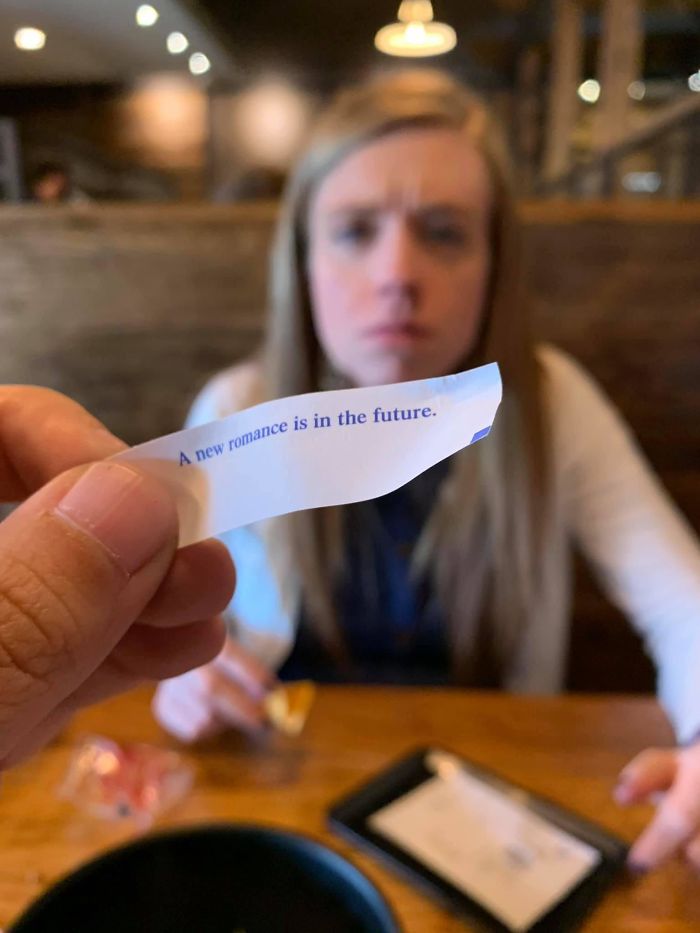 My Fortune Cookie Is Trying To Start Some Drama With My Wife And I