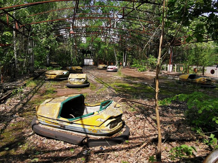 Visited Chernobyl. The Overgrown Amusement Park Of Pripyat!
