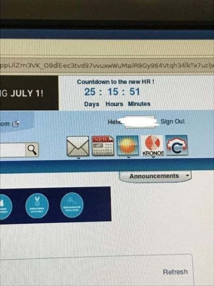 When The Company You've Worked For 15 Years Eliminates Your Position And Then Posts A Countdown To Your Termination On The Company's Home Page