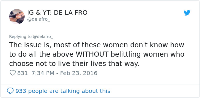 Woman Shares Things That Are OK And Not OK To Say To Other Women That Live Different Lives