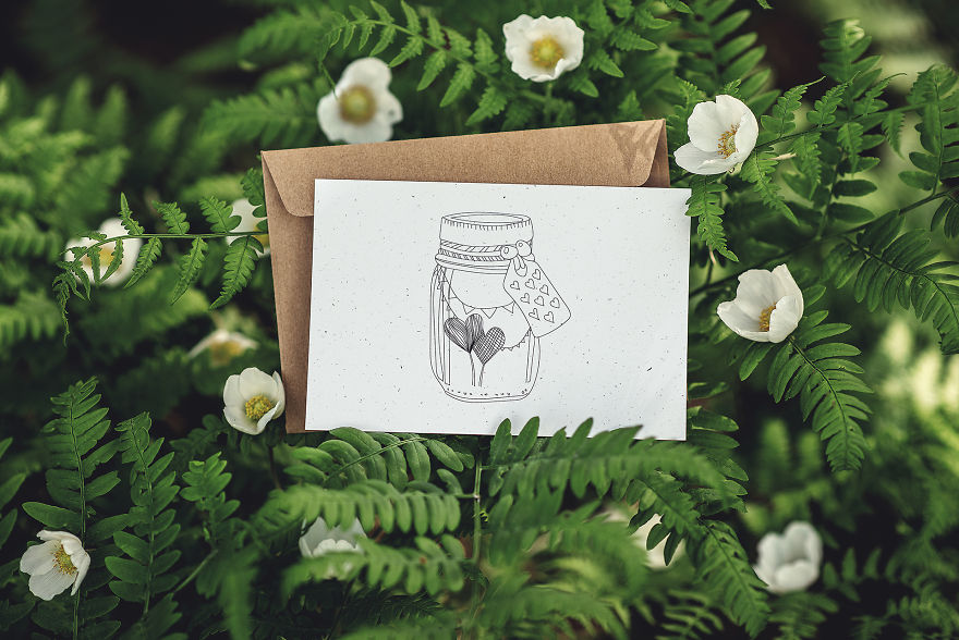 We Created Minimalist Love Postcards That Are Ideal For This Summer Weddings