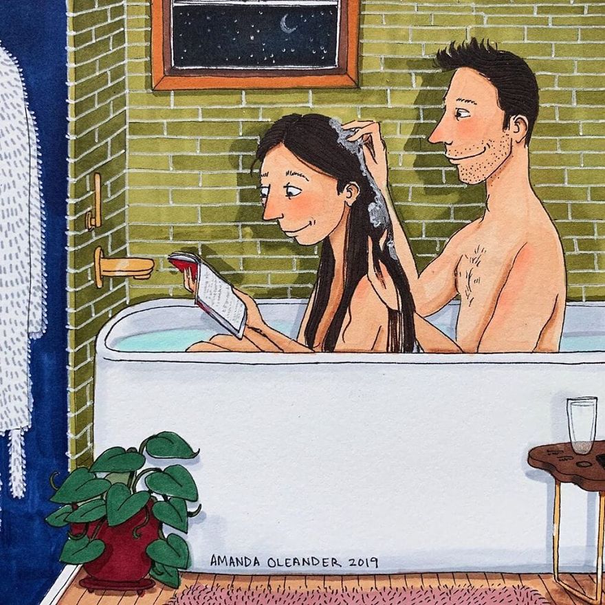 Artist Shows How Passionate Couples Behave When Nobody Sees Them (New Pics)