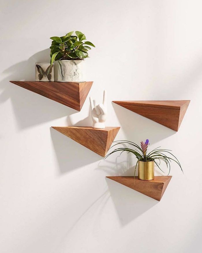 Wooden Wall Shelves By Urban Outfitters