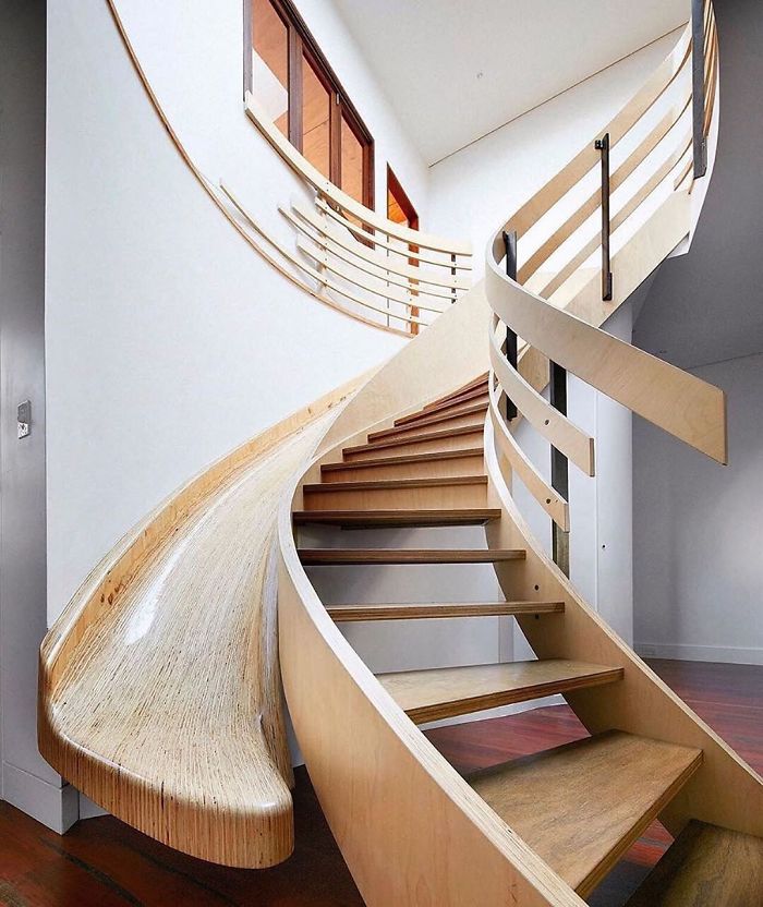 Modern House With Indoor Wood Slide By Archology