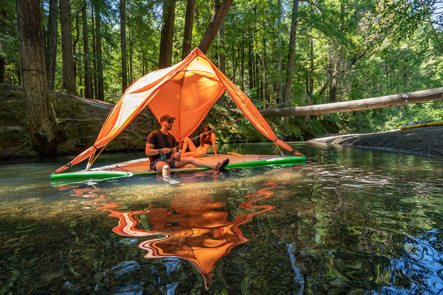 How To Camp On Air, Water & The Ground-The World's First Three Element Tent How To Camp On Air, Water & The Ground-The World's First Three Element Tent