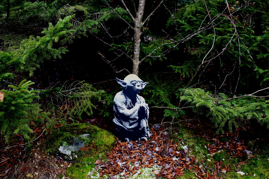 I'm Hiding An Owl Sculpture In Saint Albans, Vermont