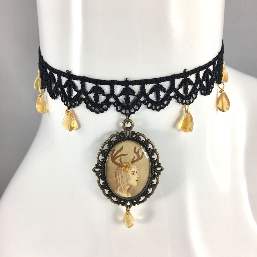 Celtic Goddess Inspired Fantasy Jewelry