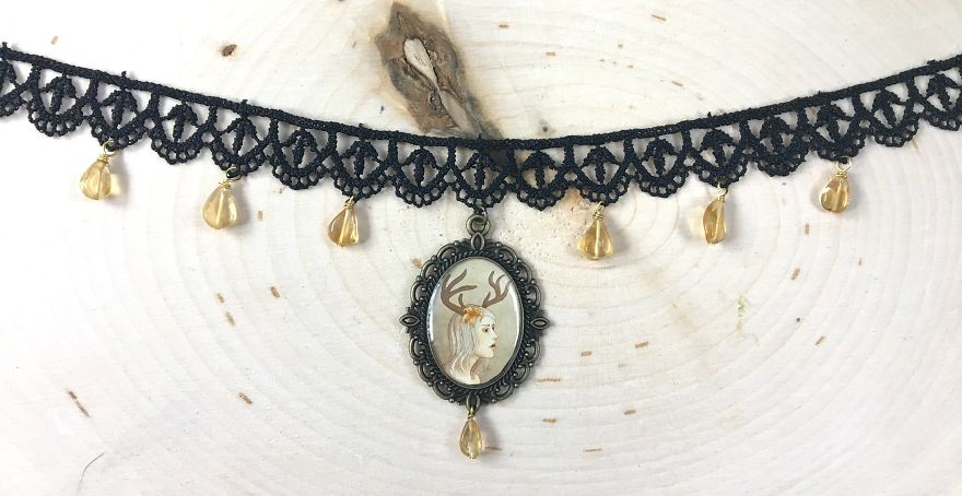 Celtic Goddess Inspired Fantasy Jewelry