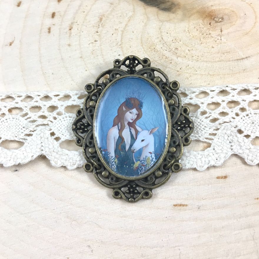 Celtic Goddess Inspired Fantasy Jewelry