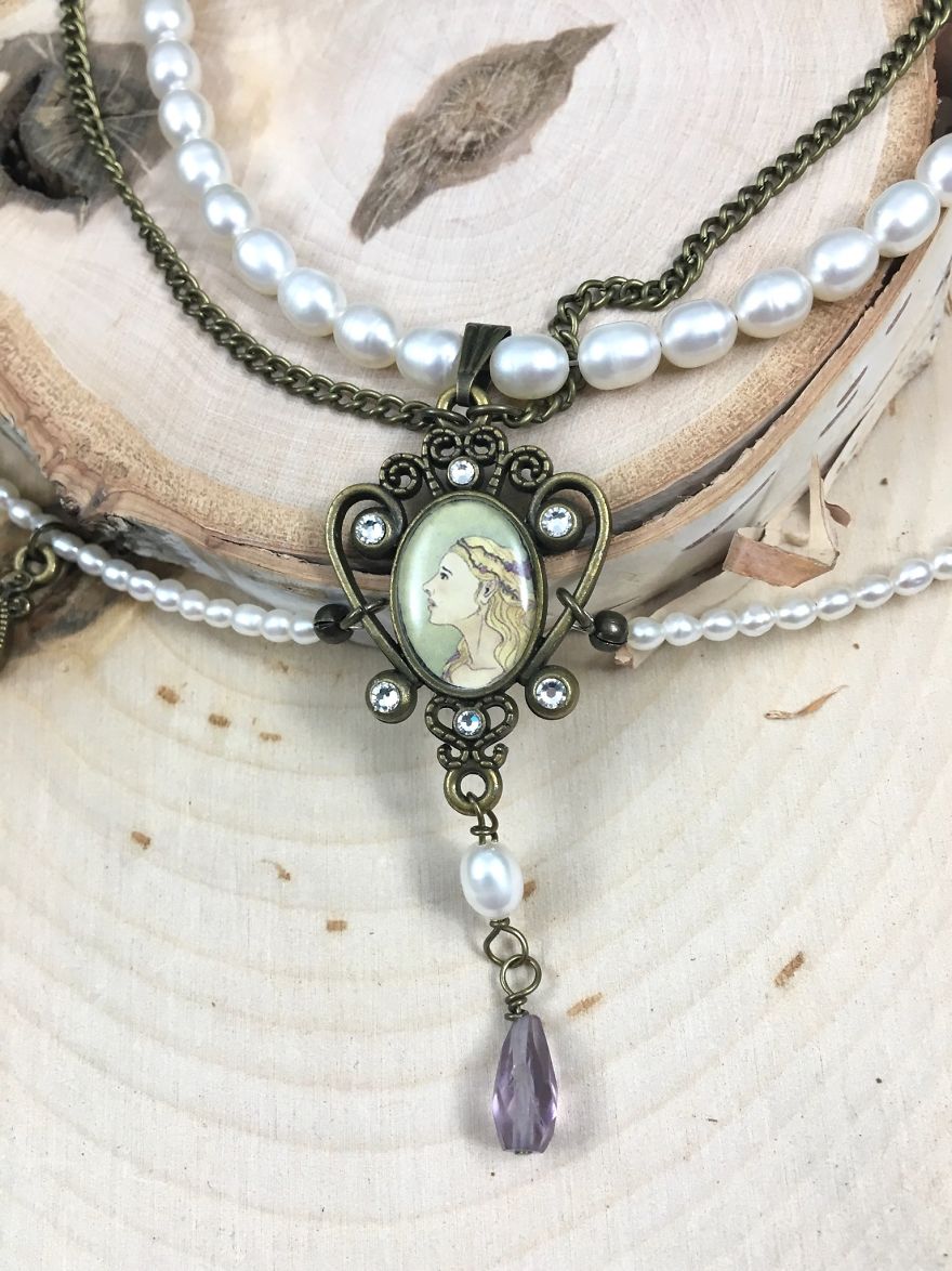 Celtic Goddess Inspired Fantasy Jewelry