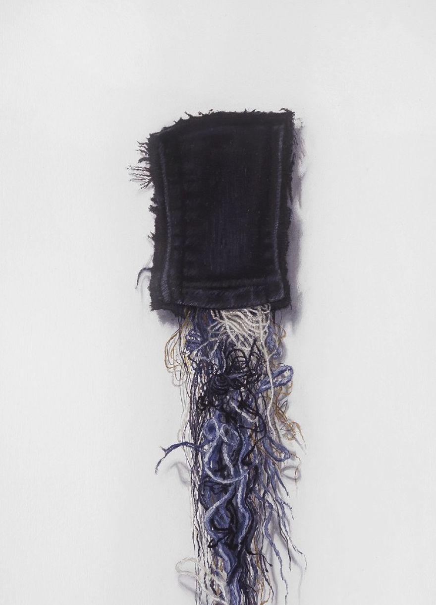 Chicago Artist Creates Photorealistic Denim Art