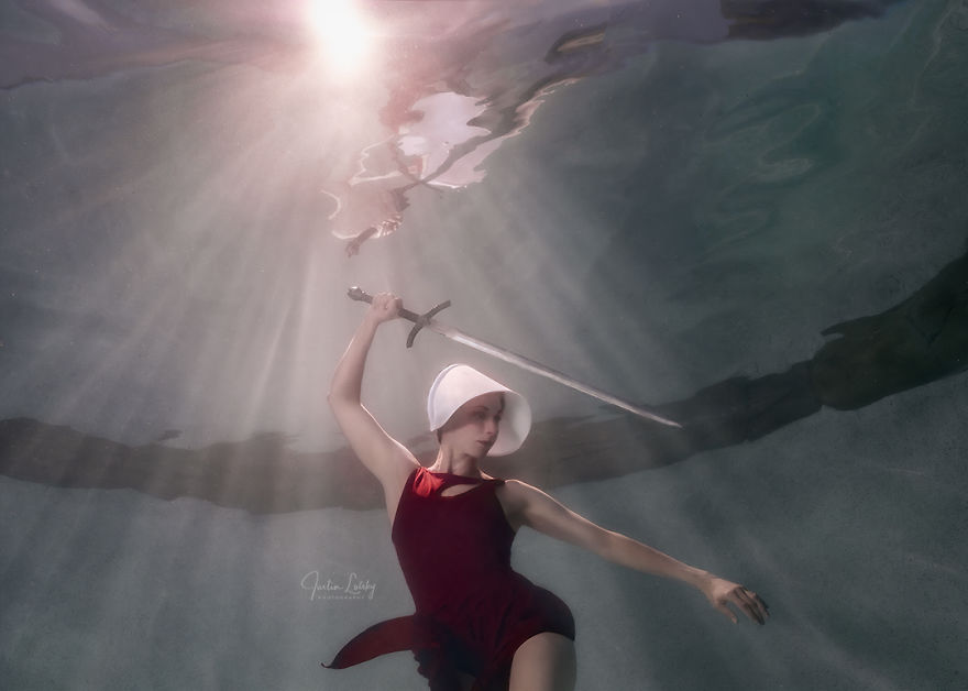 I Made An Underwater Fan Art Photo Series For The Handmaid's Tale Because I Believe In A Woman's Right To Choose