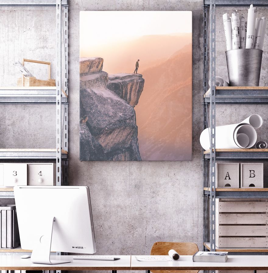 Home Office Makeover &ndash; How Canvas Prints Can Lead To Entrepreneurial Success