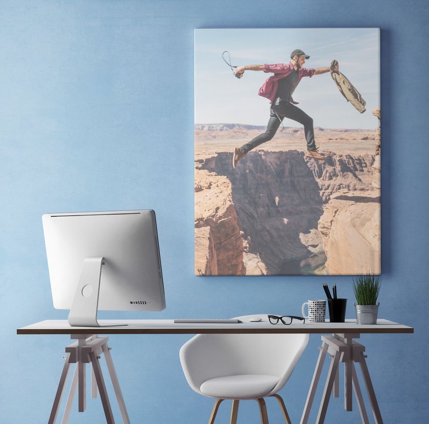 Home Office Makeover &ndash; How Canvas Prints Can Lead To Entrepreneurial Success