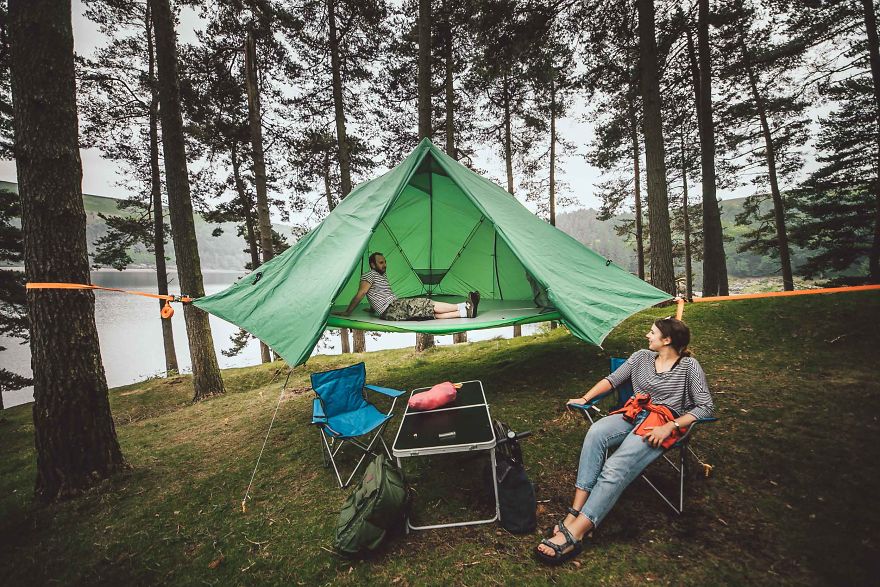 How To Camp On Air, Water & The Ground-The World's First Three Element Tent How To Camp On Air, Water & The Ground-The World's First Three Element Tent