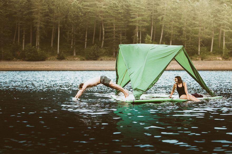 How To Camp On Air, Water & The Ground-The World's First Three Element Tent How To Camp On Air, Water & The Ground-The World's First Three Element Tent