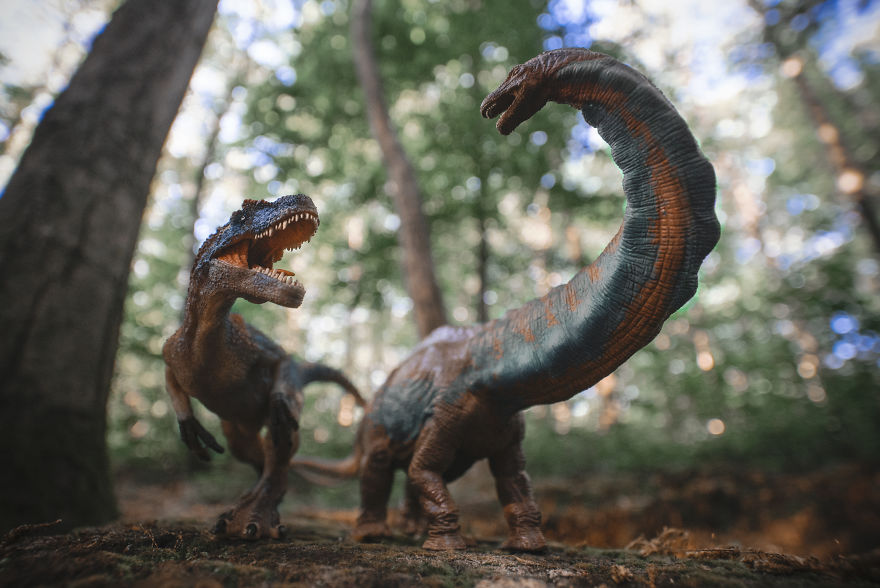 I Brought Back Dinosaurs To Life Using Only Toys.